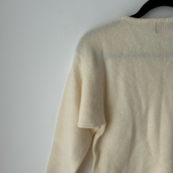 Vintage lambswool angora hair cream sweater - Picture 10 of 11